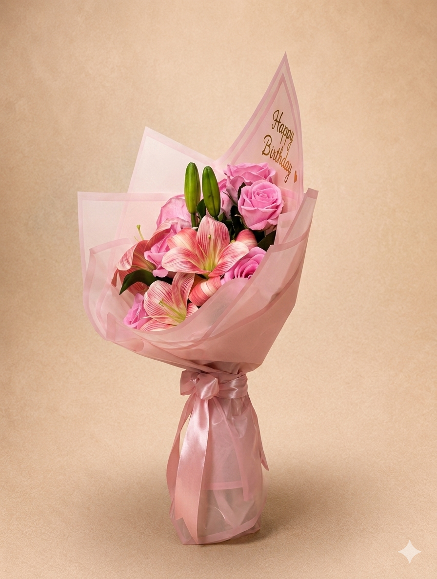 Pretty Pink (Lily and Rose)