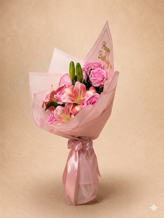 Pretty Pink (Lily and Rose)