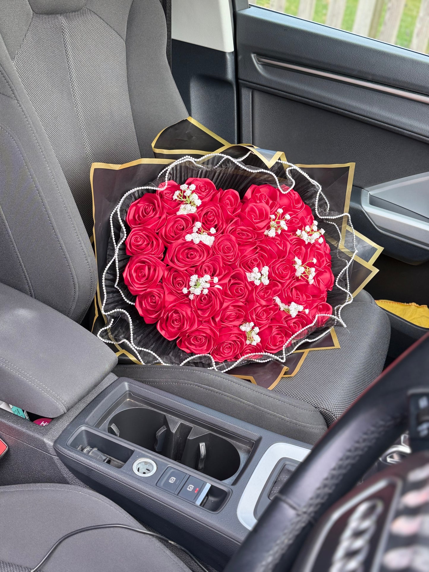 Luxury big heart shape Forever Red Rose Bouquet 🌹✨ (pre orders only)