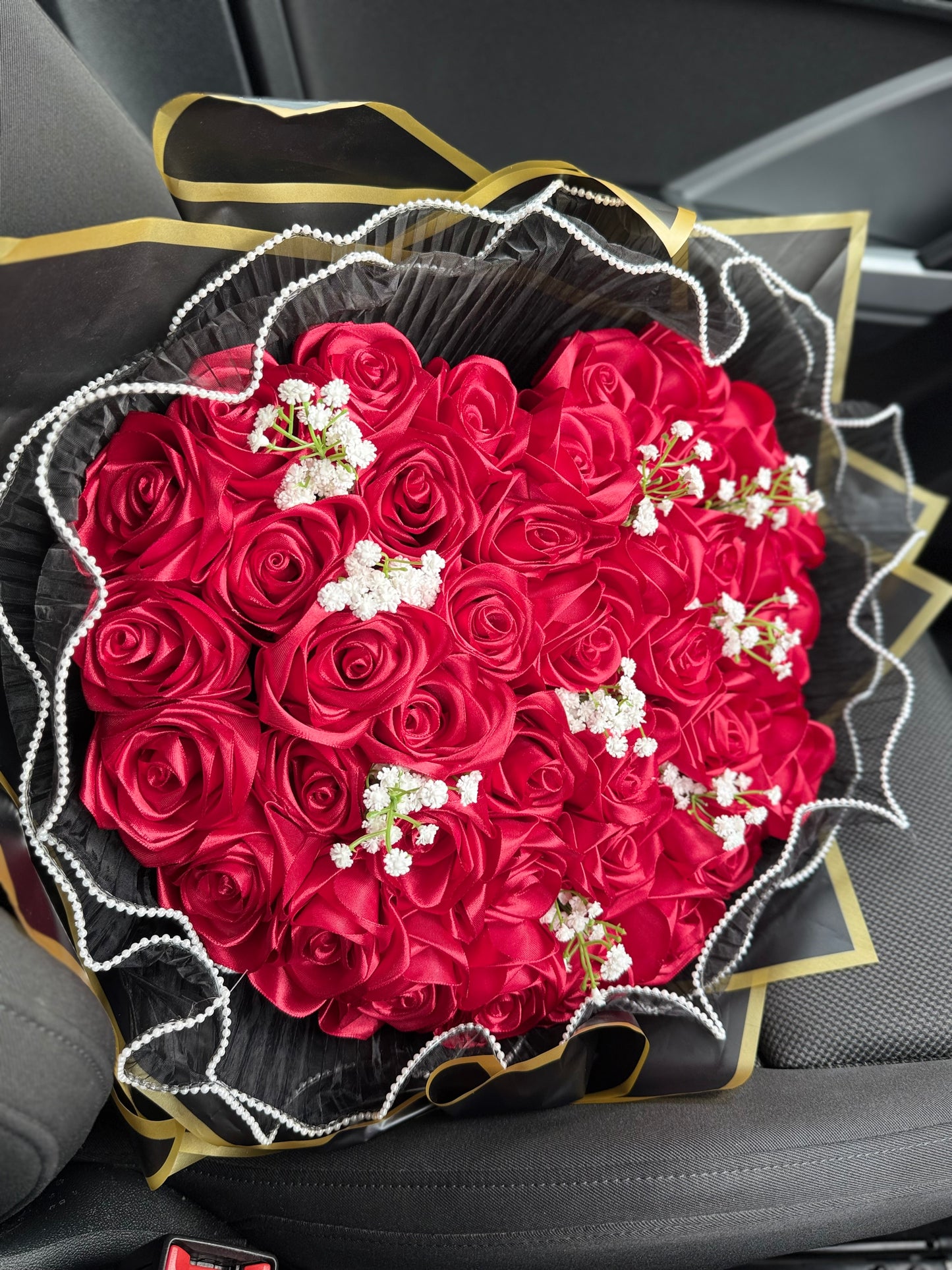 Luxury big heart shape Forever Red Rose Bouquet 🌹✨ (pre orders only)