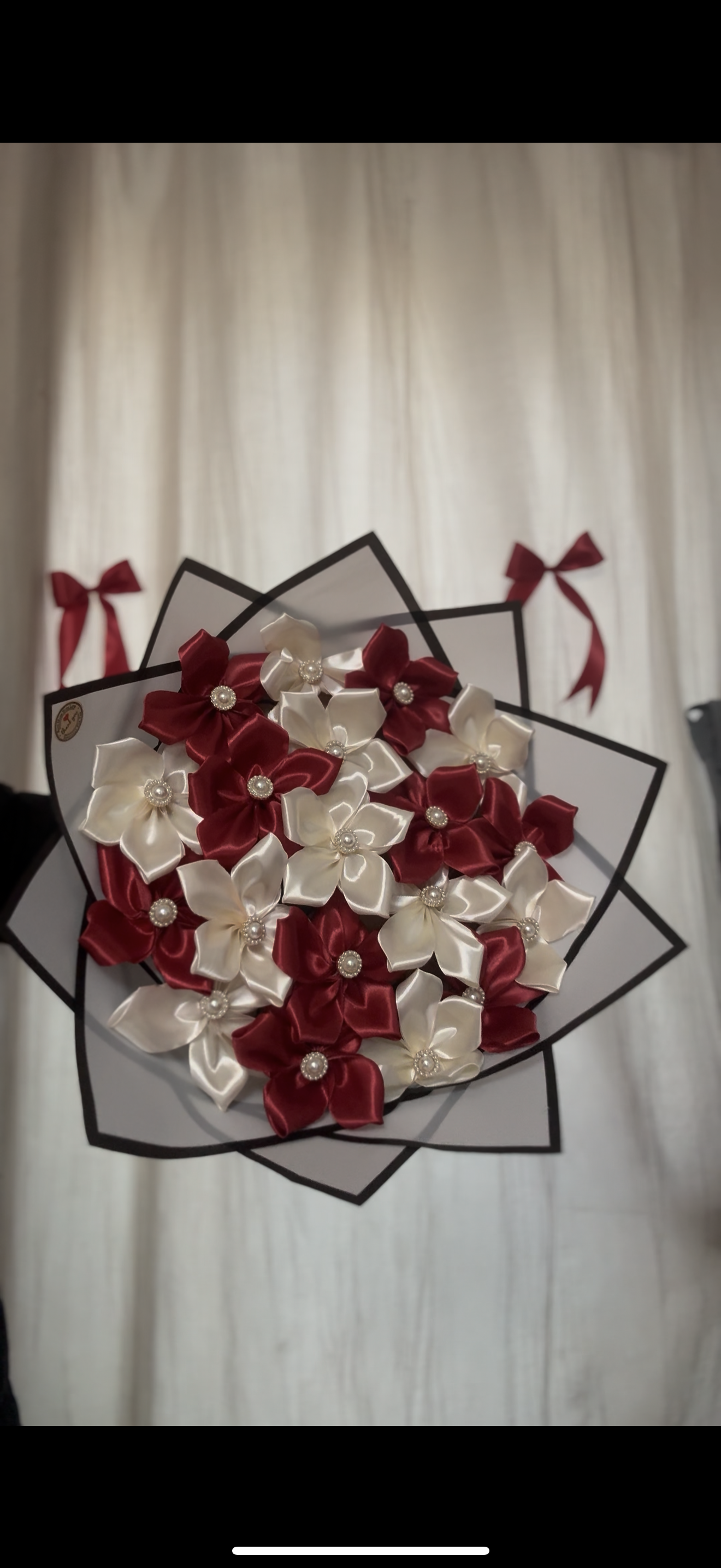 Red and white plumeria