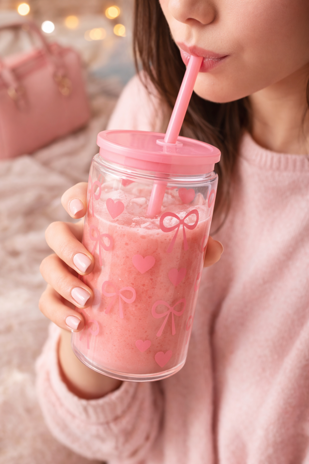 Pink Bow Bliss Tumbler🎀